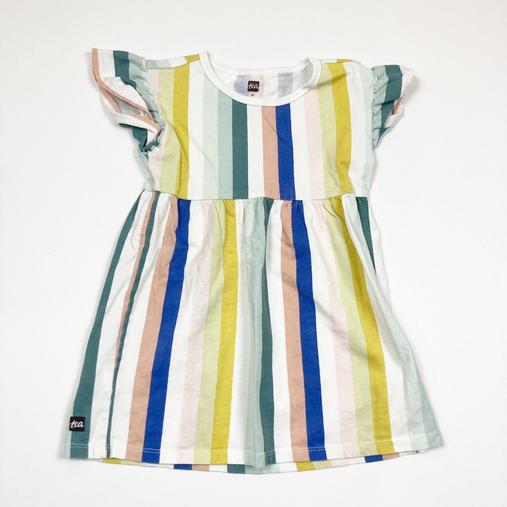 Tea Collection Chalk Stripe Dress. - Picture 1 of 4